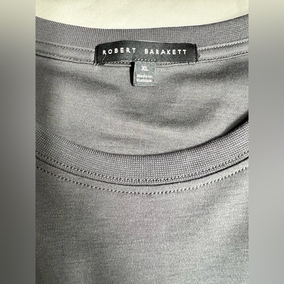 ROBERT BARAKETT Men's Gray Short Sleeve Tee shirt size XL - Picture 9 of 12
